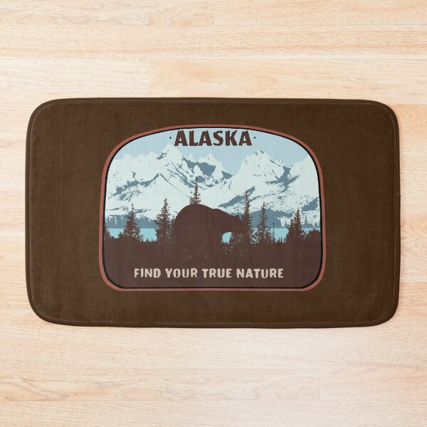 Item preview, View of wild mountains on alaska earth designed and sold by Aesthetics Creation.