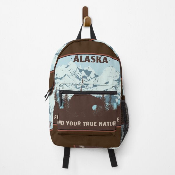 Item preview, View of wild mountains on alaska earth designed and sold by Aesthetics Creation.