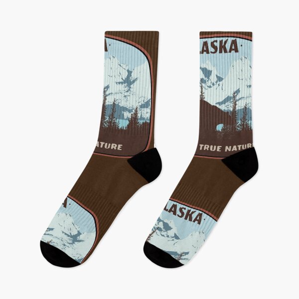 Item preview, View of wild mountains on alaska earth designed and sold by Aesthetics Creation.