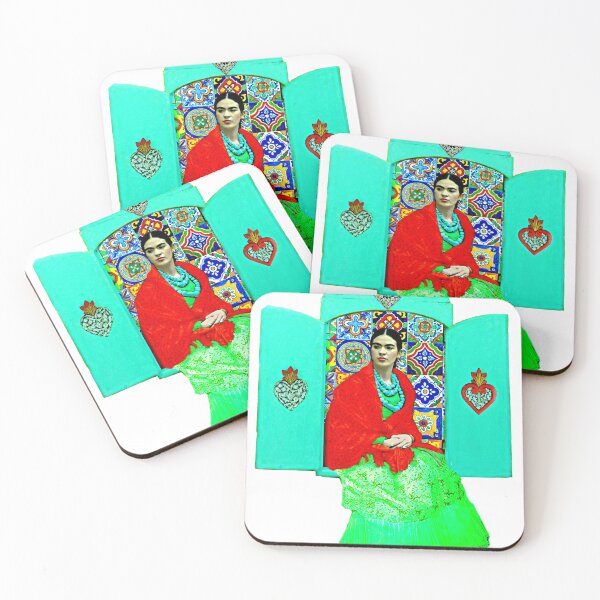 Item preview, Frida Nicho Milagros Mexican Tiles designed and sold by FridaArtGallery.
