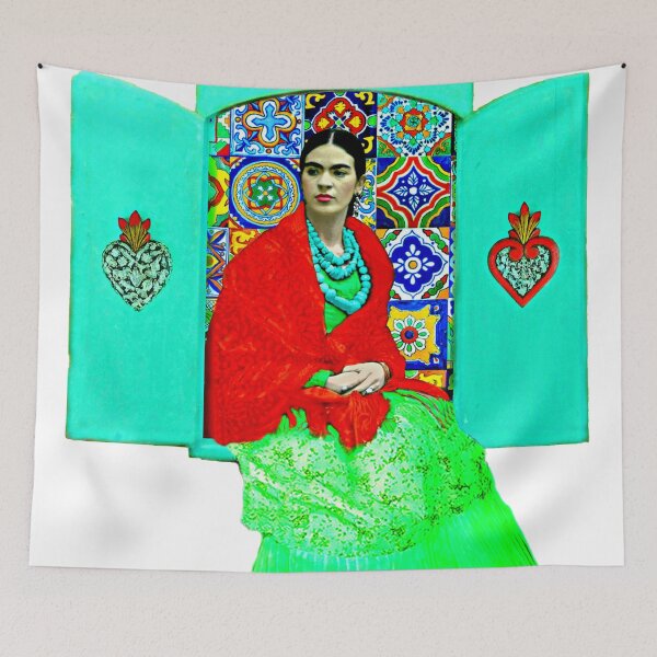 Item preview, Frida Nicho Milagros Mexican Tiles designed and sold by FridaArtGallery.