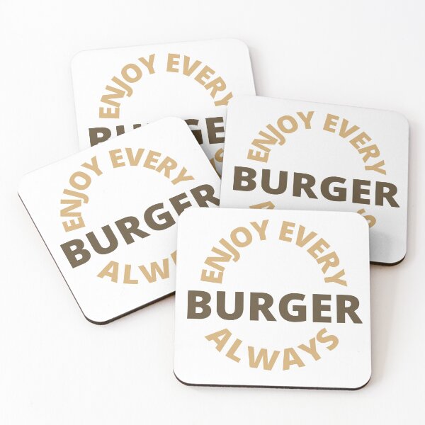 Item preview, Enjoy Every Burger designed and sold by travelnerd.