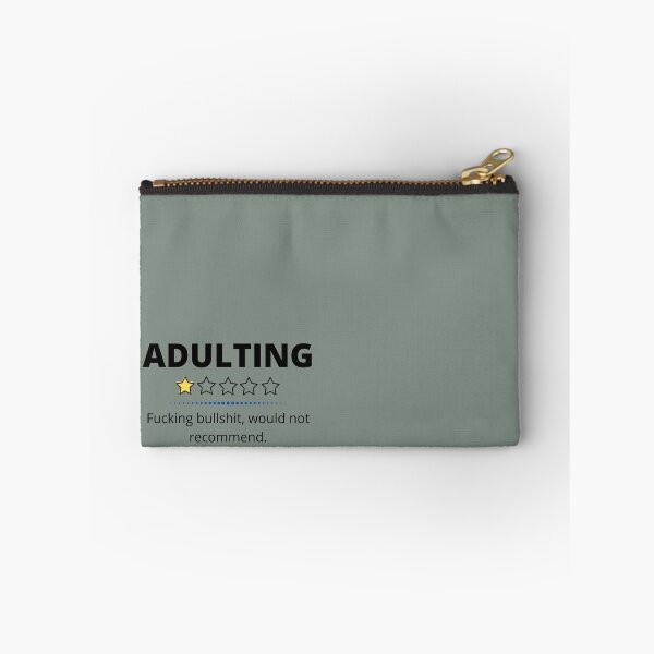 Item preview, Adulting Fucking bullshit, would not recommend. designed and sold by aboniteblanc.