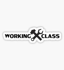 working class Sticker