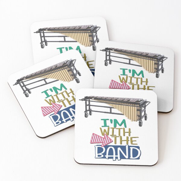 Item preview, I'm With The Band - Marimba designed and sold by BandMomDesigns.