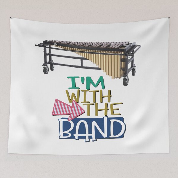 Item preview, I'm With The Band - Marimba designed and sold by BandMomDesigns.