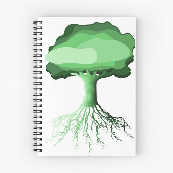 Item preview, Tree and Roots in Greens designed and sold by ColorRitual.