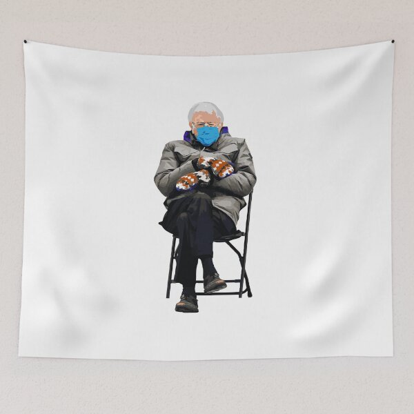 Item preview, Grumpy Mitten Bernie designed and sold by BlackCoffeeCake.