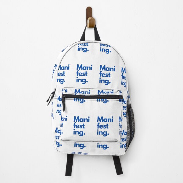 Item preview, Manifesting LOA Large Word Print Blue designed and sold by LittleIconShop.