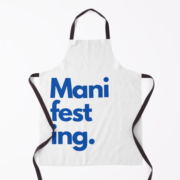 Item preview, Manifesting LOA Large Word Print Blue designed and sold by LittleIconShop.