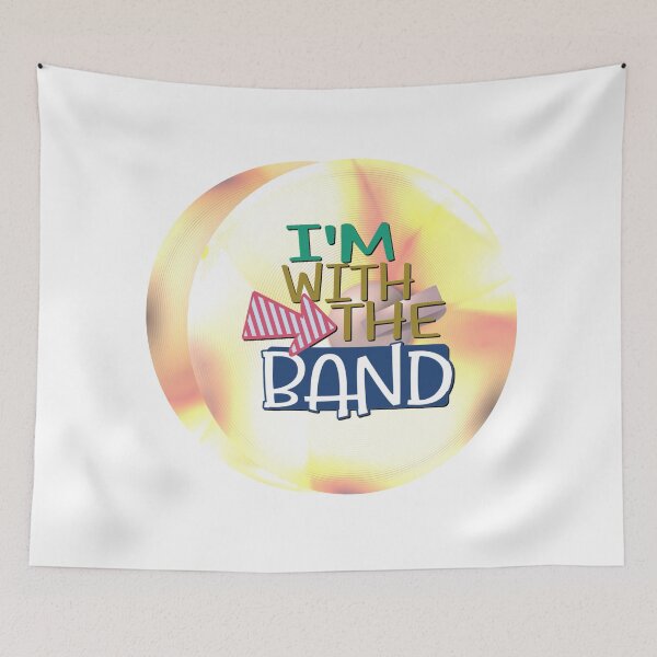 Item preview, I'm With The Band - Cymbals designed and sold by BandMomDesigns.