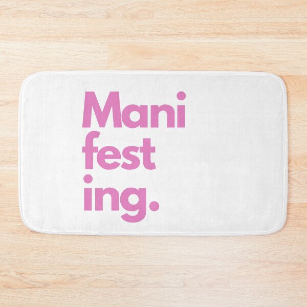 Artikelvorschau, Manifestieren von LOA Large Word Print Pink entworfen und verkauft von LittleIconShop.
