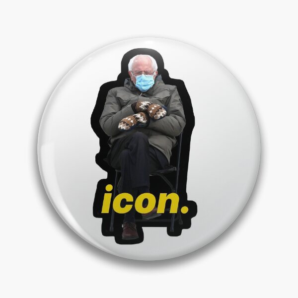 Item preview, Bernie Inauguration Day Icon Black Background designed and sold by shreya17.