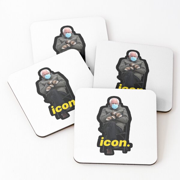 Item preview, Bernie Inauguration Day Icon Black Background designed and sold by shreya17.