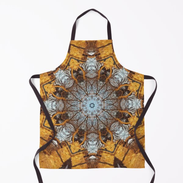 Item preview, Golden stone, blue sky and arching branches kaleidoscope designed and sold by rvjames.