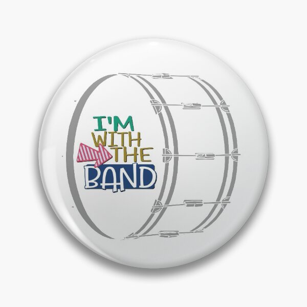 Item preview, I'm With The Band - Bass Drum designed and sold by BandMomDesigns.