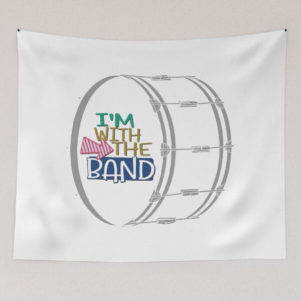 Item preview, I'm With The Band - Bass Drum designed and sold by BandMomDesigns.
