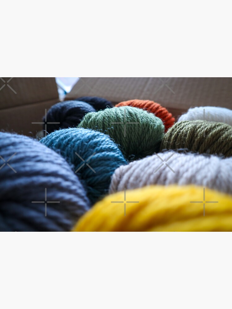Box of Colorful Yarn by StellarTatter