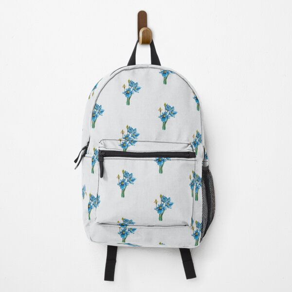 Item preview, Blue Poppies - on white designed and sold by Linda Sholberg.