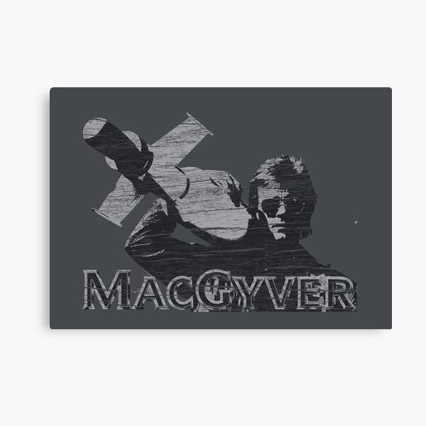 MacGyver Tee Canvas Print