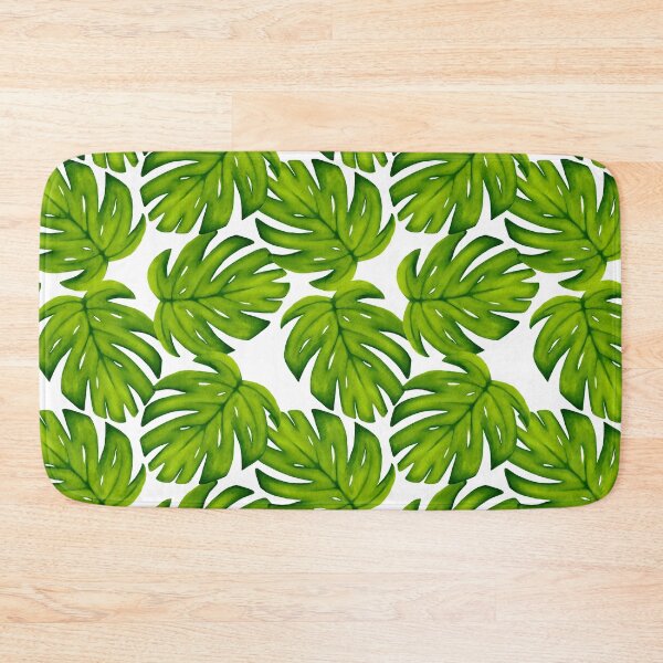 Item preview, Monstera Deliciosa Green Leaf Pattern designed and sold by Kraina.