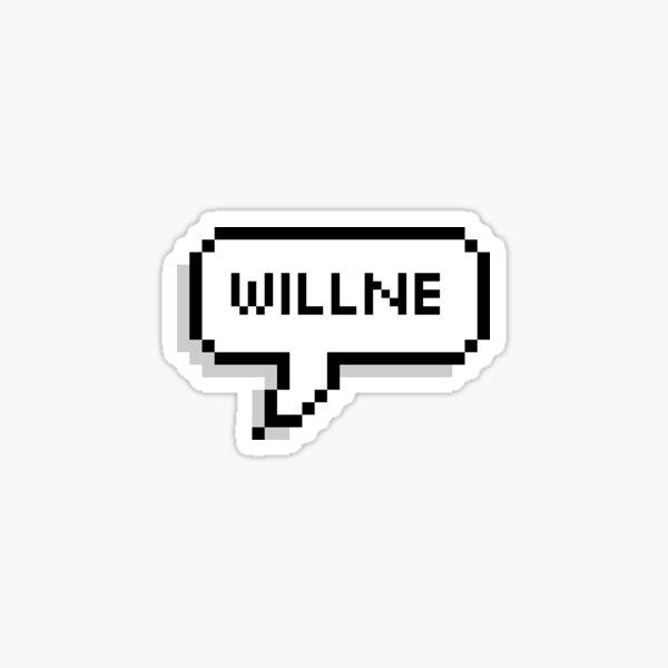 WillNe Sticker