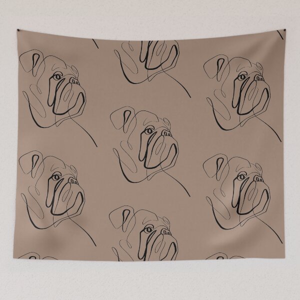 Item preview, dog face lines designed and sold by MAX MILLER.