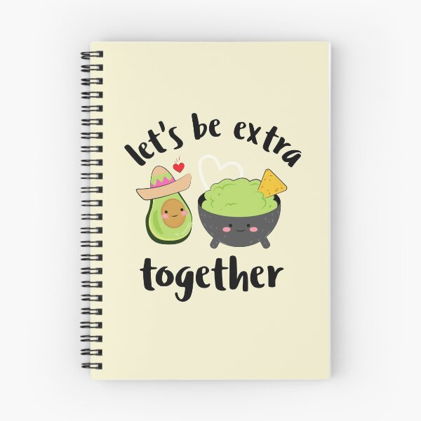 Item preview, Let's be extra together, avocado valentines gift designed and sold by thegoldenyears.