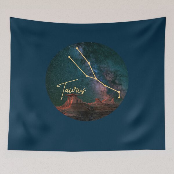 Item preview,  Taurus Zodiac Sign With Stars designed and sold by tinyteacups.