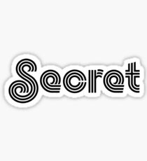 SECRET Sticker