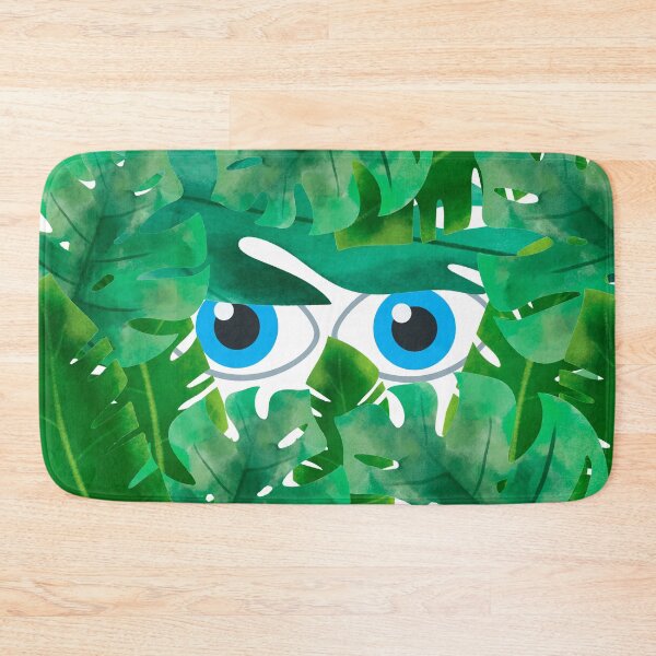 Item preview, Pair of Eyes peeking through jungle plants designed and sold by janraydesigns.