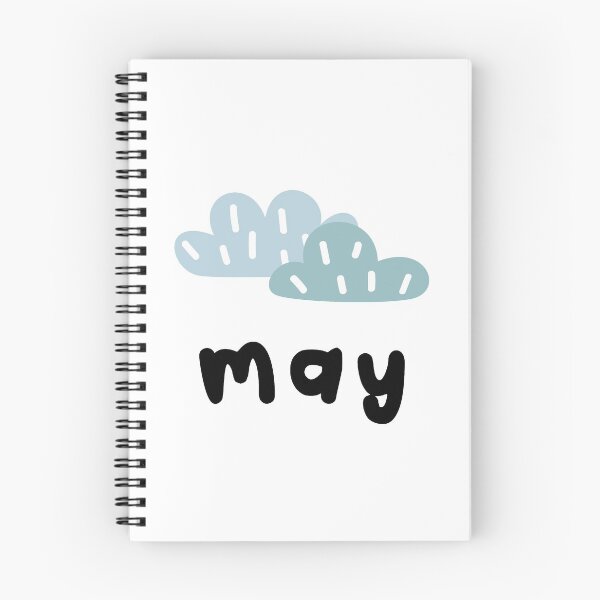 Item preview, Simple May Cloud and Rain Illustration designed and sold by ButterandCheese.