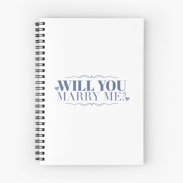 Item preview, Will you marry me (blue) designed and sold by Sumthing2Say.