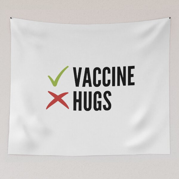 Item preview, Vaccines Yes Hugs No designed and sold by zonoma.