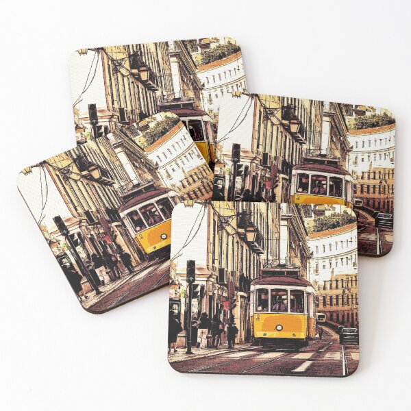 Item preview, Lisbon Portugal -  Lisboa -Digital Painting - Pintura Digital -  Bonde - Tram -  Comics designed and sold by RazzArt.
