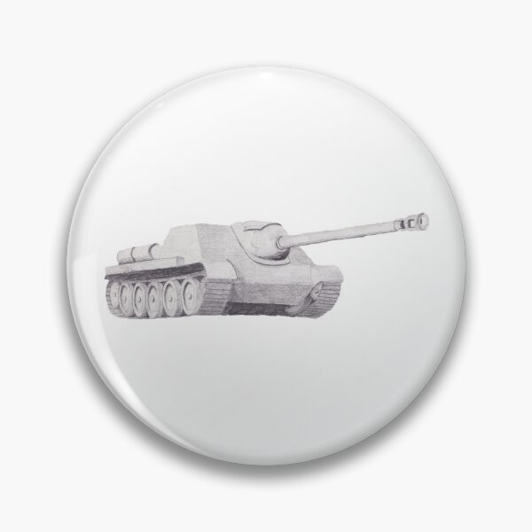 Item preview, SU-100 Tank Destroyer - Hand Drawn  designed and sold by Imminentfate.