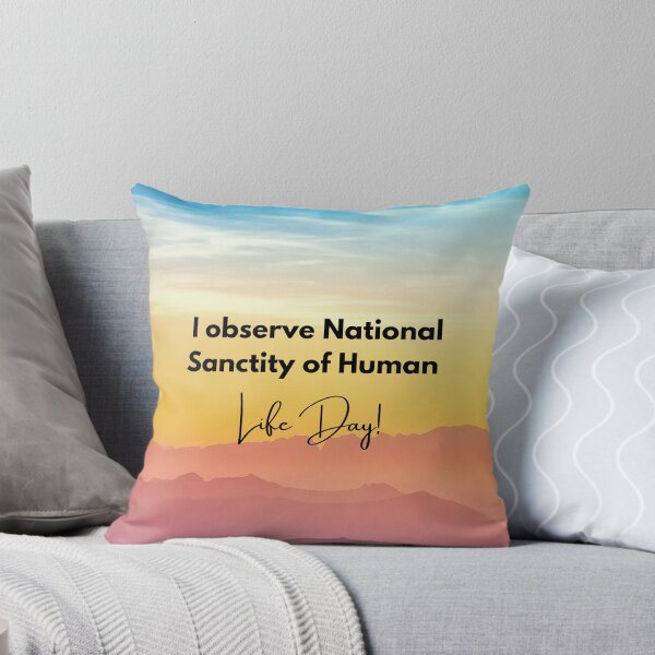 Item preview, I Observe National Sanctity of Human Life Day  designed and sold by ChristianCoding.