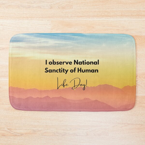 Item preview, I Observe National Sanctity of Human Life Day  designed and sold by ChristianCoding.