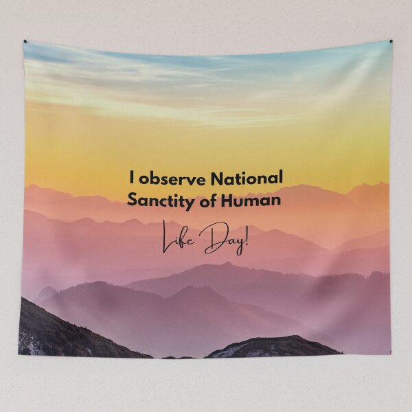 Item preview, I Observe National Sanctity of Human Life Day  designed and sold by ChristianCoding.