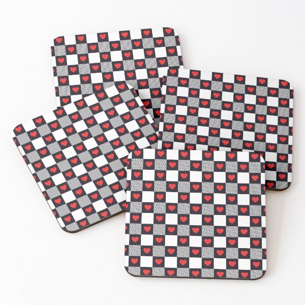 Item preview, Valentine's Day Buffalo Plaid Red Hearts designed and sold by Got2BSnazzy.