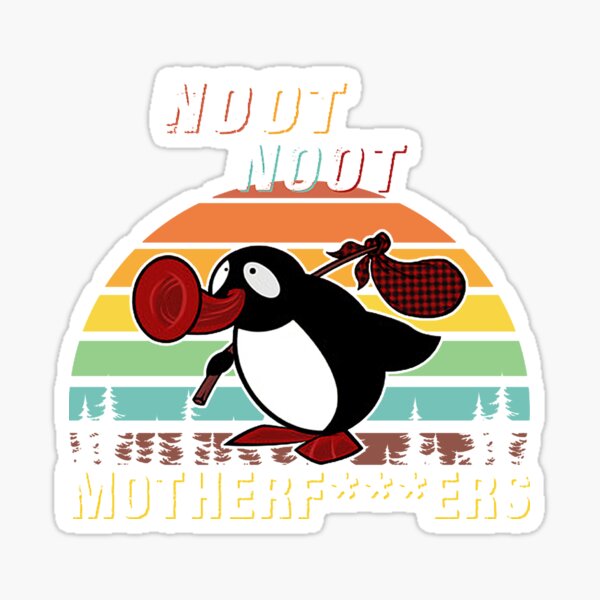 Vista previa del artículo con la obra «Pingu Pingu ~ Noot Noot», diseñado y vendido por sontunghaitu.