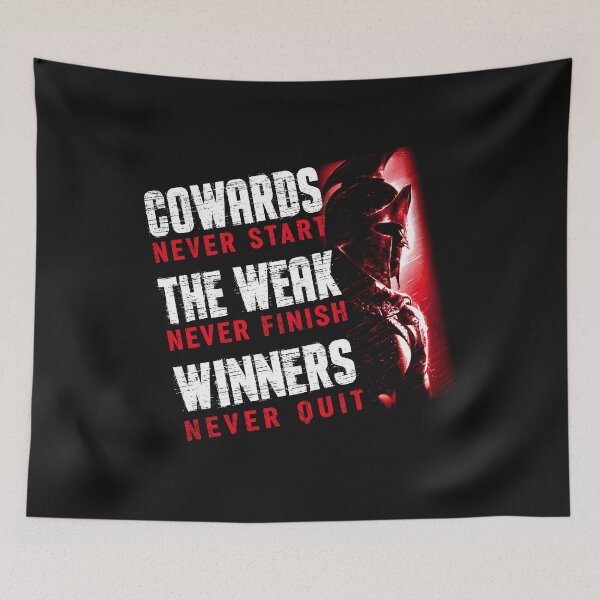 Item preview, Spartan Winners Never Quit Motivation Gift For Spartan Warrior designed and sold by teest2209.