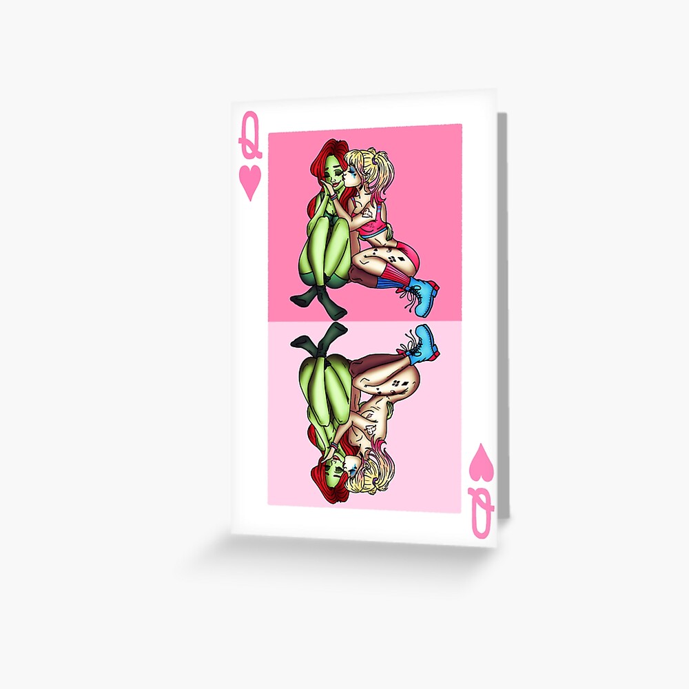 Two Queens, Cute but Psyco - San Valentín LGTBI Tarjetas de felicitación