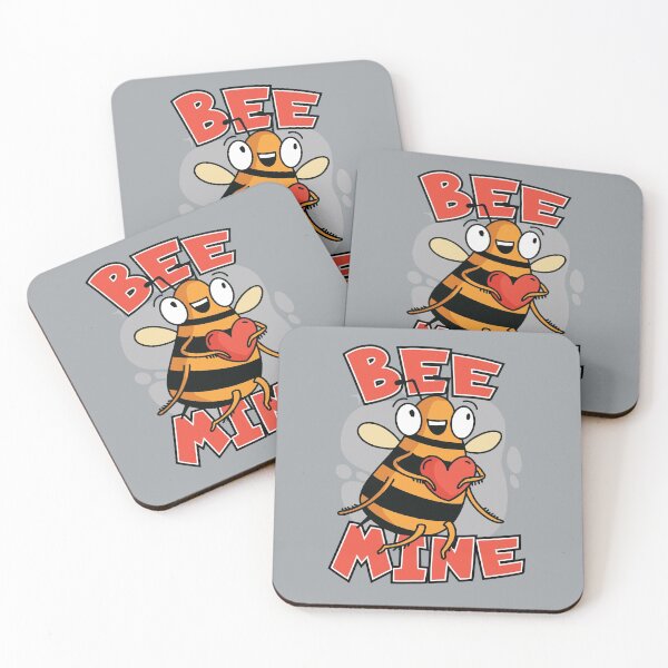 Item preview, Bee Mine | Cute Valentine | Adorable Bee Cartoon designed and sold by SLAG-Creative.