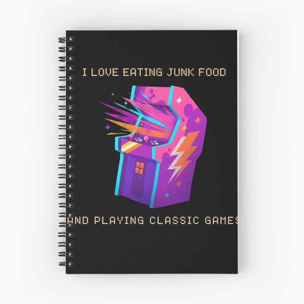 Item preview, I Love Eating Junk Food and Playing Classic Games designed and sold by Clothing-Guru.