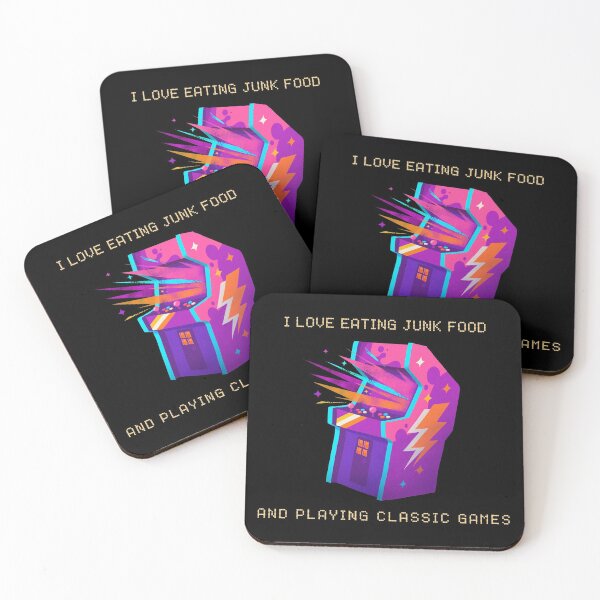 Item preview, I Love Eating Junk Food and Playing Classic Games designed and sold by Clothing-Guru.