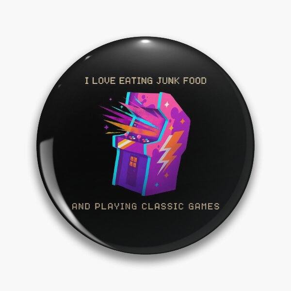 Item preview, I Love Eating Junk Food and Playing Classic Games designed and sold by Clothing-Guru.