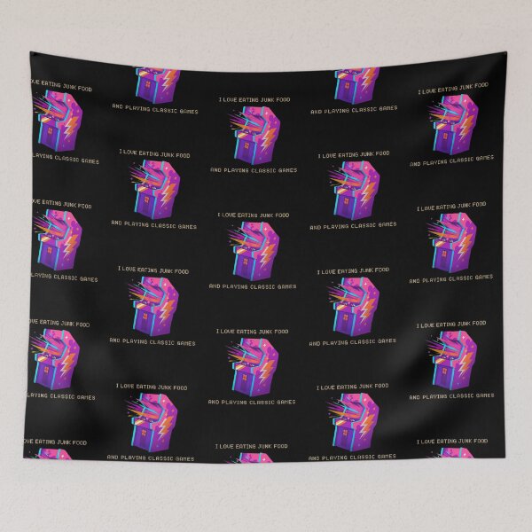 Item preview, I Love Eating Junk Food and Playing Classic Games designed and sold by Clothing-Guru.
