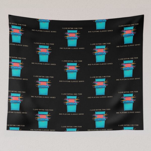 Item preview, I Love Eating Junk Food and Playing Classic Games designed and sold by Clothing-Guru.