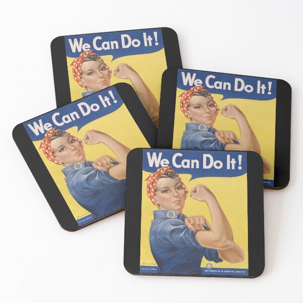 Item preview, We Can Do It! Rosie the Riveter american media icon associated with female defense workers during World War II designed and sold by mirrorimages.